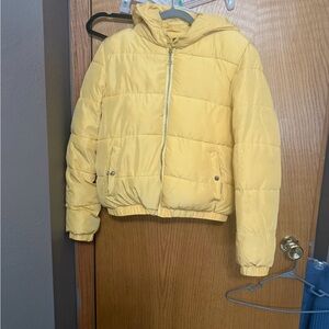 Women’s Yellow Puffer Jacket